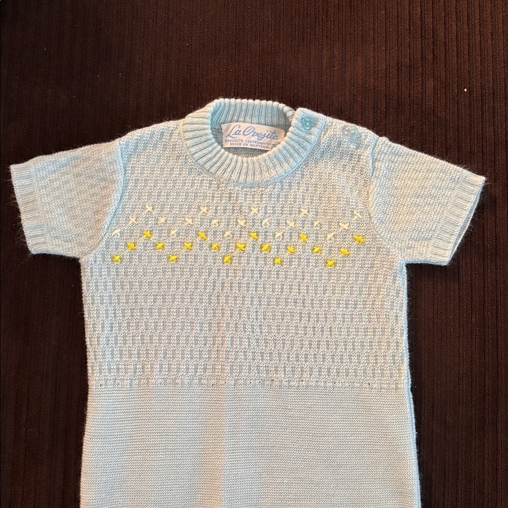 Vintage La Ovejita Knit Onesie Romper - Picture 2 of 6